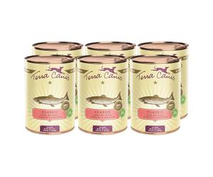 Terra Canis Saumon, Nourriture Humide Classique pour Chiens, 6x400g