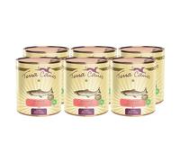 Terra Canis Saumon, Millet, pêche & Herbes - Nourriture Humide Classique, 6x800g I Aliment pour Chiens 1re qualité 100% aux Standards de l’Alimentation Humaine I Riche & sain I sans céréales & Gluten