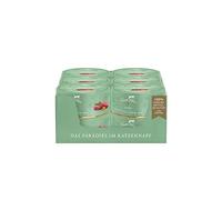 TERRA FELIS Nourriture Humide pour Chat Mono-protéinée, 12 x 80 g, 100% qualité Alimentaire pour Toutes Les matières premières, Haute Acceptation, 90% de Viande, sans céréales, Aliment Complet