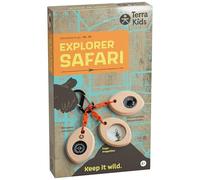 Terra Kids Outdoor Tool pour Enfants dès 4 Ans - Boussole, loupe et thermomètre avec Mousqueton, Pratique, Robuste, Parfait pour forêt, Jardin et Camping - 2012395001