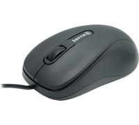 TERRA Mouse 1500 Corded USB black 3 touches, symétrique, filaire, 1,80m