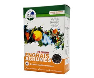 TERRA NOSTRA - Engrais Premium Agrumes & Plantes Méditerranéennes - Mini Granulés - 100% Naturel - Utilisable en Agriculture Biologique - Fabriqué en France - 1,5kg pour 10 Arbres