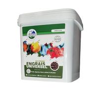 TERRA NOSTRA - Engrais Universel de Ferme - Seau de 3KG Pellets - Couvre Jusqu'à 25m2-100% Fientes de volaille - Utilisable en Agriculture Biologique - Fabriqué en France