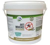 TERRA NOSTRA - Traitement Naturel Mouche Des Oliviers Phosphate Diammonique - Seau de 2KG - Lutte Sans Insecticide Chimique - Utilisable en Agriculture Biologique - Fabriqué en France