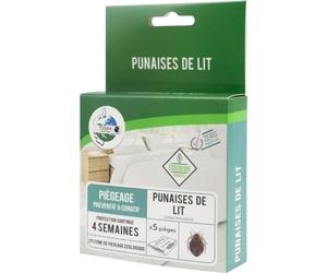 TERRA NOSTRA - Plaques x5 de détection Punaises de lit - 161707 - Durée 4 semaines - Ecologique