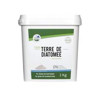 TERRA NOSTRA - Poudre Ménager Multi Usage Terre de Diatomée - Seau de 2KG - Utilisable en Agriculture Biologique - Sans Danger Pour L'Environnement, Les Animaux et L'Homme - Conditionné en France