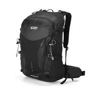 Terra Peak® Sac à dos de randonnée 30L (AIRANT 30) moyen noir pour femme et homme - Sac a dos de trekking, chasse et voyage (respirant, imperméable) - Sac alpinisme, escalade et de jour (ergonomique)