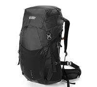 Terra Peak® Sac à dos de randonnée 40L (AIRANT 40) grand noir pour femme et homme - Sac a dos de trekking, chasse et voyage (respirant, imperméable) - Sac alpinisme, escalade et de jour (ergonomique)