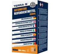 TERRA-S Recharge Universelle de scellant T16003 de 450 ML avec Remplissage Automatique du Mastic Qui Fonctionne avec Tous Les Kits de crevaison ou compresseurs.