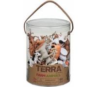 Battat – Jouet Figurines Terra Tub Animaux de la Ferme 60 pièces 12 modèles Multicolore 3 ans+