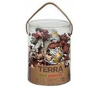 Terra By Battat - Wild Animals - Assorted Miniature Wild Animal Toys & Cake Toppers For Kids 3+ (60 Pc)