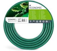 Cellfast Tuyau d'arrosage Economic, Flexible, 3 Couches, Polyester tressé en Croix, résistant aux UV, 1/2",50m,10-003