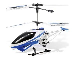 Terra Wheel Sky Rover Hélicoptère RC, Hélicoptère télécommandé Enfant 2.4G Avion Jouet intérieur extérieur pour Enfants Garçons Filles 8 9 10 11 12 Ans, Bleu