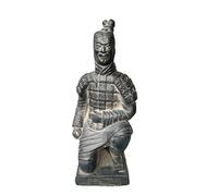 Terracotta Warriors, Chine Dynastie Qin Terra Cotta Warriors Sculpture Home Table d'affichage de l'écran Cadeau Multi Présentation 18 cm de hauteur, Kneeling Archer