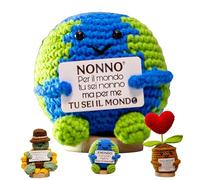 TerraDesign Cadeau grand-père des petits-enfants - Figurine artisanale avec dédicace affectueuse - Décoration maison cuisine - Cadeau d'anniversaire, retraite et fête des grands-parents - Je t'aime