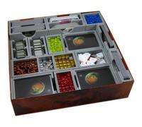 Le jeu spatial plié insère le kit de jeton d'organisateur de jeux d'extension de
