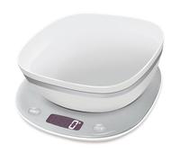 Terraillon – Balance de cuisine électronique MACARON GLACEE + BOL, Inox, Bol 1.5 L, 5 kg