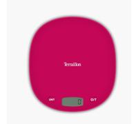 Terraillon Balance de cuisine électronique Macaron One 3 kg graduation 1 g Plateau mat Rose fushia