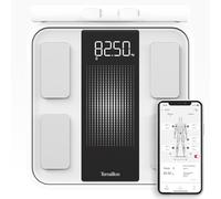TERRAILLON Balance Pese personne Connectée 8 électrodes WEIGHT EXPERT | Application Smartphone, Analyse Corporelle prècise avec 8 électrodes et 16 données, Haute précision 50gr, jusqu'à 180Kg