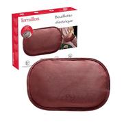 Terraillon Bouillotte électrique Velvet – velours, charge 8–12 min, chaleur 6h, soulage douleurs