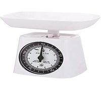 TERRAILLON - CLASSIC BASIC- Balance de cuisine mécanique, Sans piles, Capacité 5 kg, graduation 25 g, Bol amovible 0,5L, Tare manuelle, Blanc