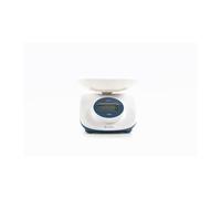 TERRAILLON - Green Collection - Balance de cuisine Electronique sans piles DYNAMO CURVE - Capacité 5 Kg - Plateforme de pesage amovible - Ecran LCD - Bleu