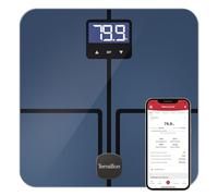 TERRAILLON - MASTER COACH ULTRA - Balance connectée Wi-Fi, Fréquence cardiaque, Analyse des masses graisseuse, musculaire, hydrique, osseuse et viscérale, IMC, Apport calorique journalier, 180 Kg