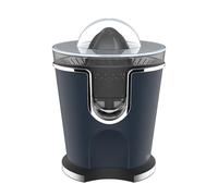 TERRAILLON - NEW MOON - Presse agrumes électronique - 160 W, Vitesses variables, Filtre et bec verseur en Inox, Réservoir 300 ml, 2 Cônes pour différents agrumes, Corps Inox peint, Bleu