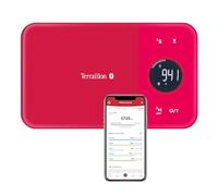 Terraillon - Balance de cuisine électronique 5kg-1g rouge avec bluetooth nutritab cranberry - rouge