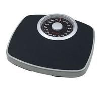 Terraillon Pèse-personne mécanique NEO T, plateau métal antidérapant, 180 kg, Noir/Argent