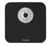 Terraillon Pèse-personne mécanique NAUTIC 150 kg, graduation 1 kg, robuste, sans piles - Noir
