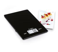 TERRAILLON - SMART USB C - Balance de cuisine électronique, Rechargeable par USB, Ecran LCD rétro-éclairé, Auto ON, Fonction Tare et Conversion Liquide, Capacité 5Kg, Graduation 1 g - Noir