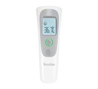 Terraillon Thermomètre frontal infrarouge sans contact – Adulte/Bébé – Mémo 9 – Blanc/Gris