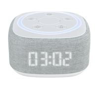 TERRAILLON - ZEN RISE - Aide à l'endormissement et relaxation, Réveil et simulateur d'aube, 10 ambiance sonores et 4 modes lumineux, Prog 10/30/60 min, Bluetooth, USB-C