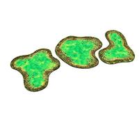 Terrain 2D - Toxic Pond Compatible avec Warmachine & Hordes, Warhammer 40k et Autres Jeux de Figurines et RPGs