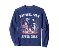 Terrain de Camping Kawaii Alien Bigfoot Roswell National Park Sweatshirt