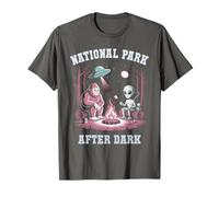 Terrain de Camping Kawaii Alien Bigfoot Roswell National Park T-Shirt