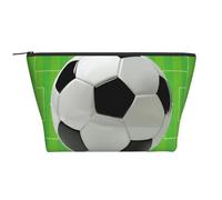 Terrain de Football, Trousse de Toilette Trousse de Maquillage Sac à cosmétiques Trousse de Toilette de Voyage Portable
