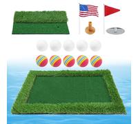 Terrain De Golf Flottant pour Piscine | Jeu pour Chipper,Tapis D'Entraînement pour Améliorer Les Compétences
