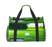 Terrain de Golf,Sacs de Sport, Sacs de Voyage bandoulière pour Le Sport, Sacs de Voyage Grande capacité pour Femmes et Hommes