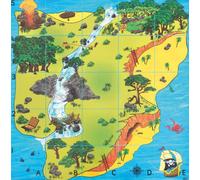 Terrain de jeu de l'île au trésor Bee-Bot et Blue-Bot