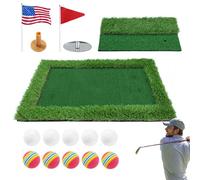 Terrain De Putting Flottant pour Piscine | Jeu De Synthétique pour Putting Flottant - Tapis D'entraînement pour Activités Extérieures Piscine Lac Jardin Arrière