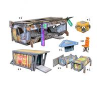 Terrain De Table - Container Trade Battle Systems (14 Pièces) - Anglais