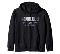 Terrain d'Honolulu Hawaii/Honolulu Oahu Hi Sweat à Capuche