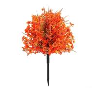 Terrain en émulation de fleurs violettes avec clous de sol pour décoration de pelouse, jardin, base murale et étagère (A)