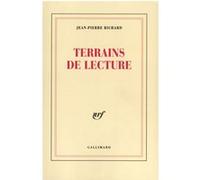 Terrains de lecture Jean-Pierre Richard (Auteur)