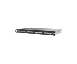 TERRAMASTER D4-320U 4Bay Boîtier de disque dur monté en rack (sans disque) | USB 3.2 Gen2 10 Gbit/s, 4 baies, sans RAID, montage en rack 1U, compatible échange à chaud Plug & Play