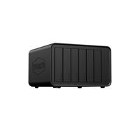 TERRAMASTER Stockage NAS F6-424 Max - 6 baies Core i5 1235U 10 cœurs 12 fils, 8 Go de RAM DDR5, deux ports 10 GbE, performance maximale de stockage en réseau pour les entreprises (sans disque)