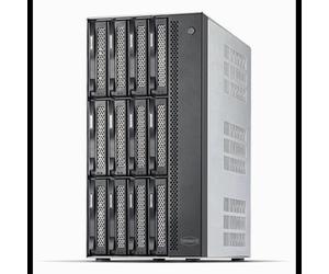 TerraMaster T12-500 Pro NAS Mini Tower Intel® Core™ i7 16 Go DDR5 sans disque 12 baies SATA 3.5" pour domicile et télétravail gris