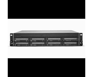 TerraMaster U8-500 PLUS NAS Rack 2U, Intel Core i7, 16Go DDR5, 8 baies SATA 2.5/3.5", 2xM.2, RAID 0/5/6/10/JBOD, 2xGbE, 6xUSB, Noir